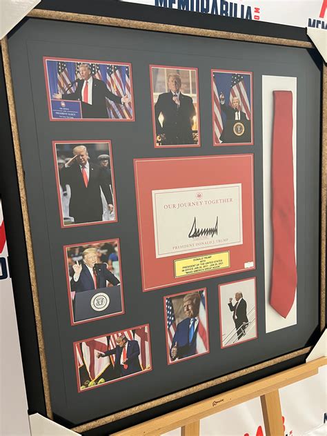 donald trump signed memorabilia.